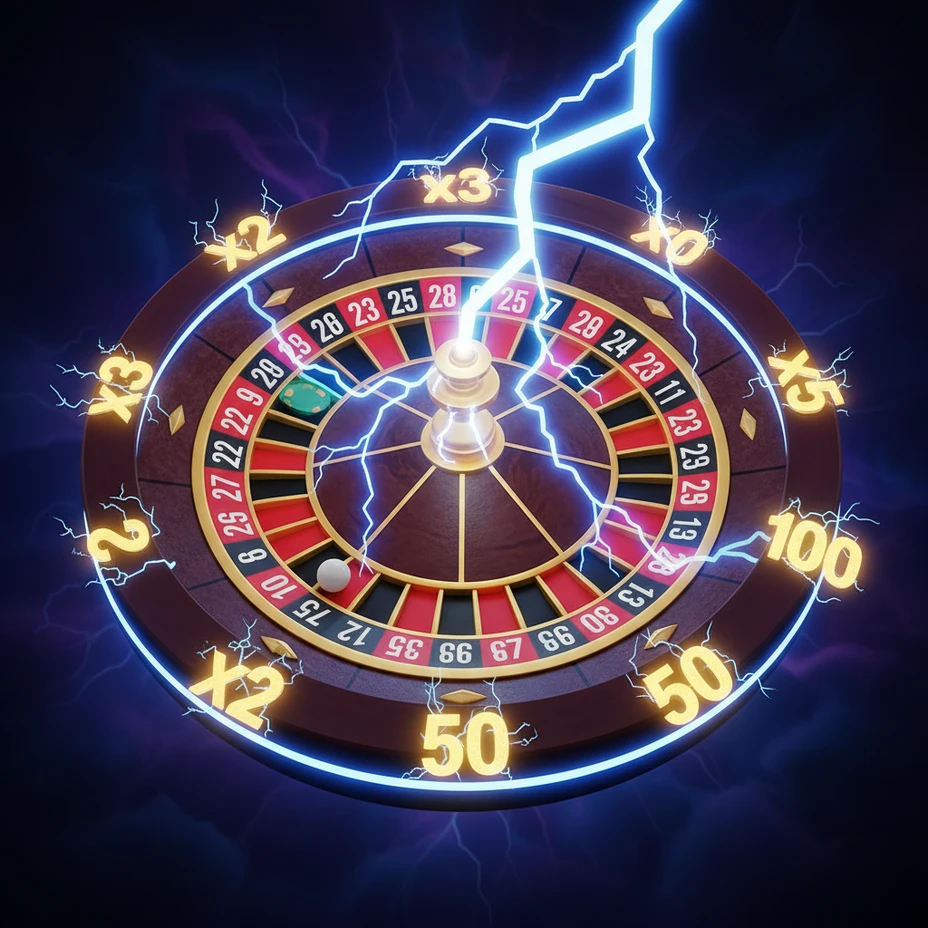 Lightning Roulette at Sahara Sands