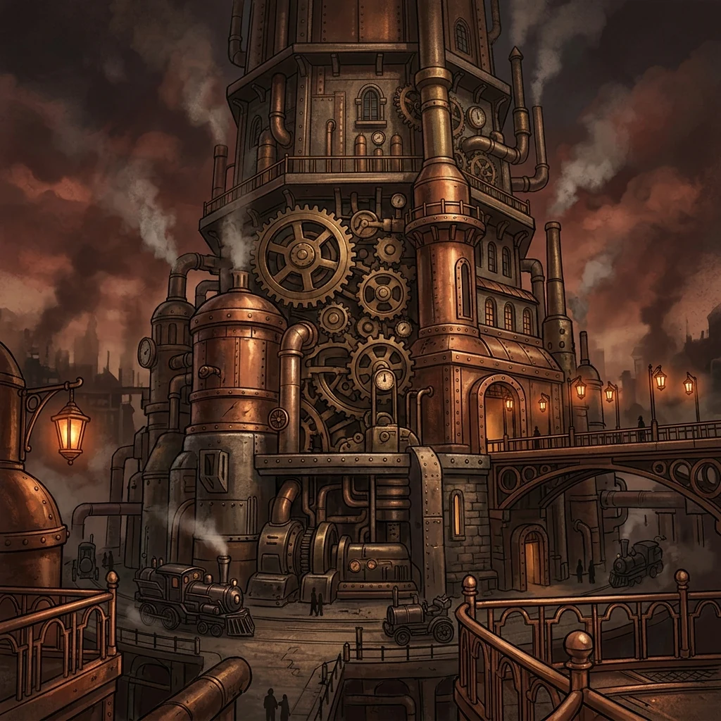 Steam Tower at Sahara Sands